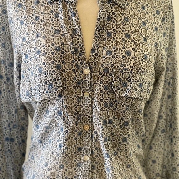 COPY - Roberta Roller Rabbit Guy button shirt bluewhite S - Picture 10 of 11